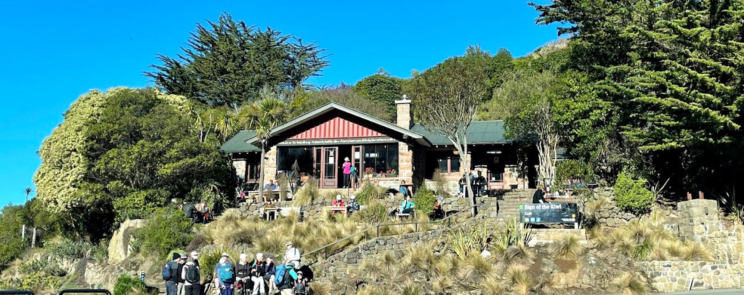 Sign of the Kiwi Cafe — specialty coffee shop in Christchurch