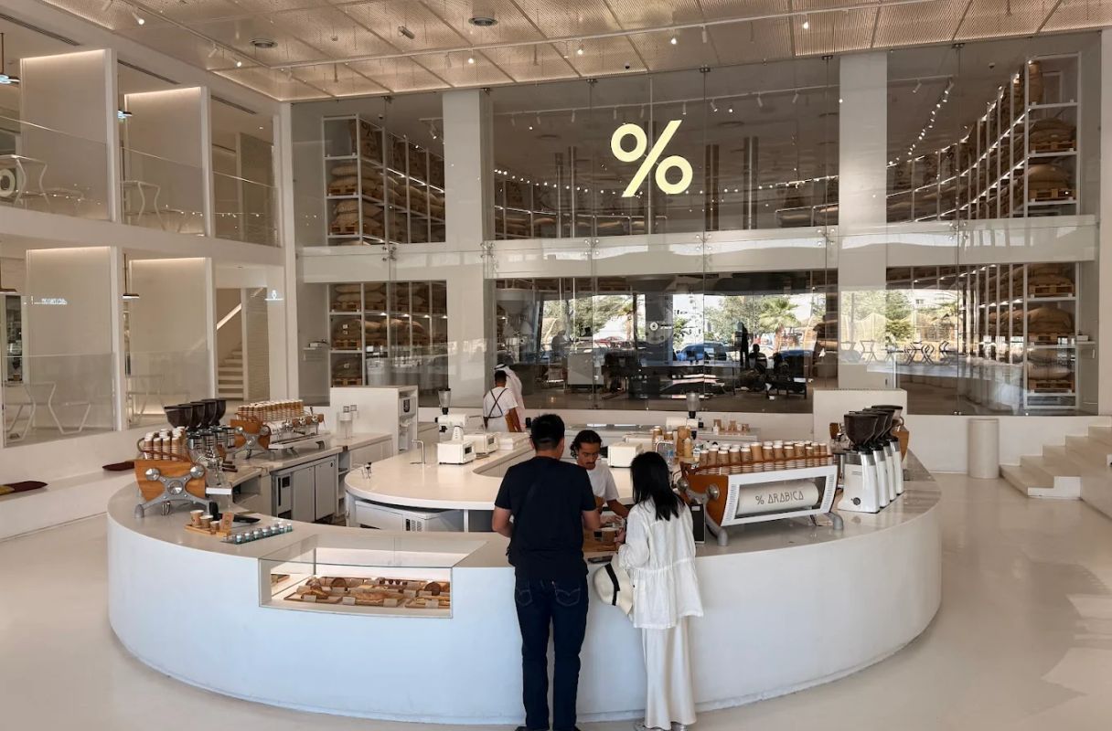 % Arabica Coffee — specialty coffee shop in Riyadh