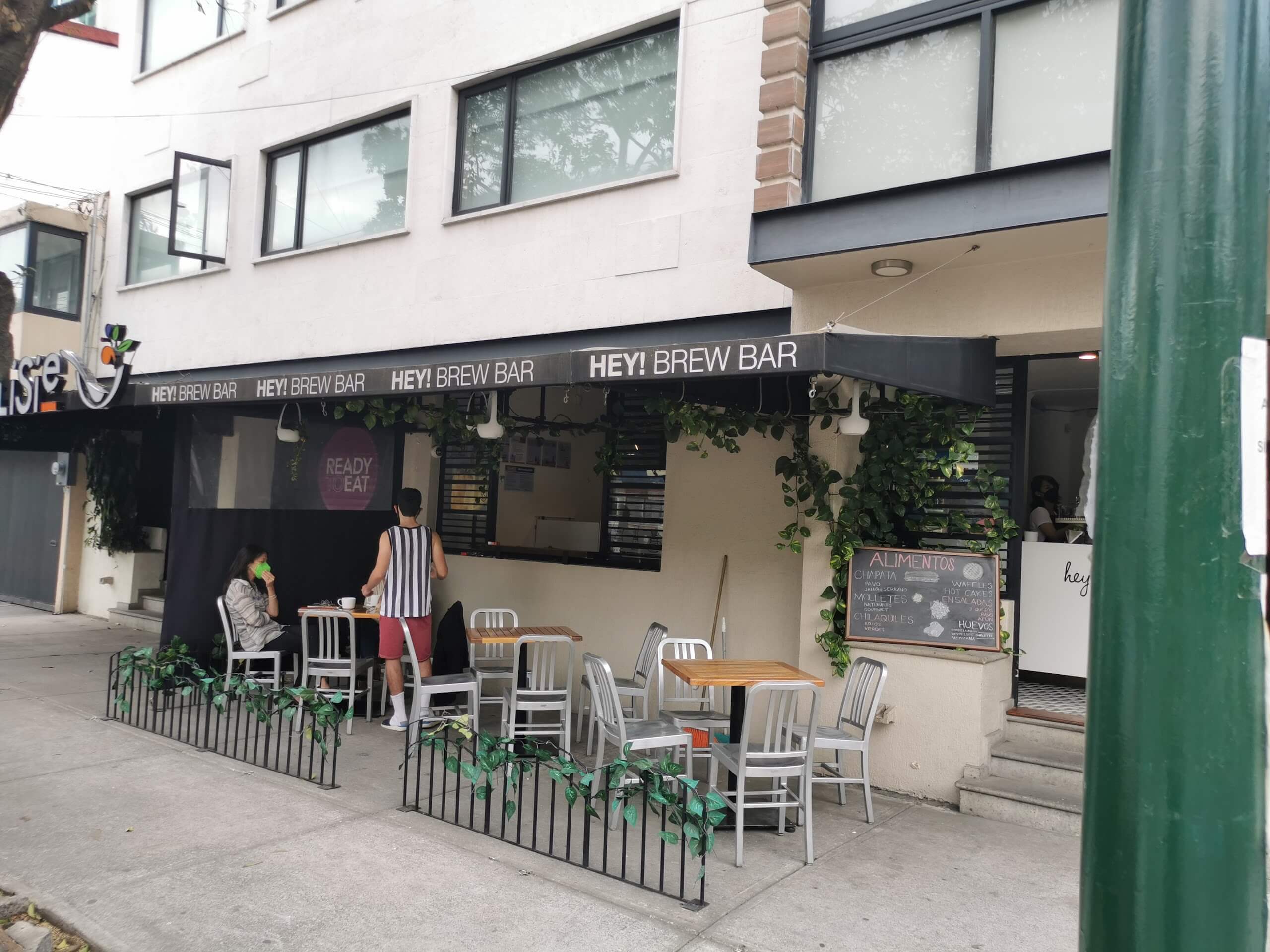Hey! Brew Bar — specialty coffee shop in Mexico City